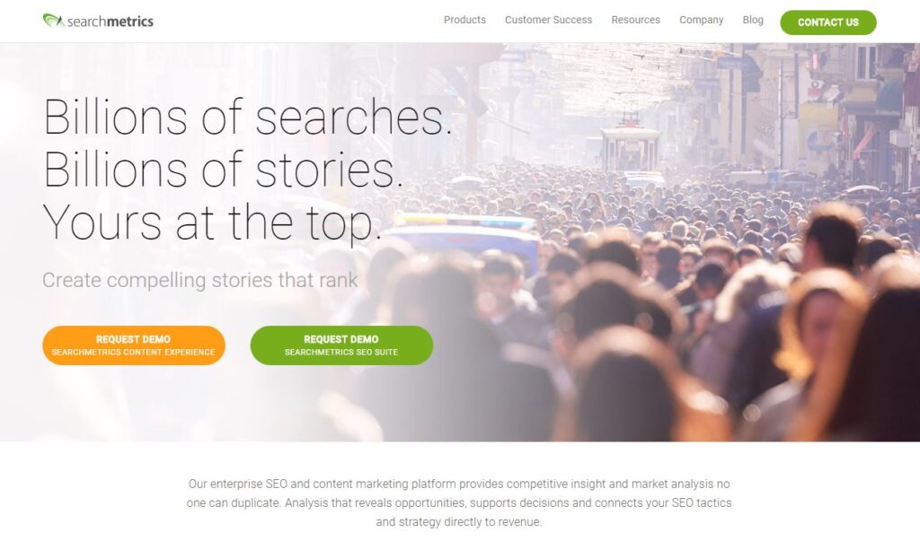 Searchmetrics tagline