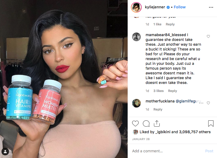 Kylie Jenner instagram influencer