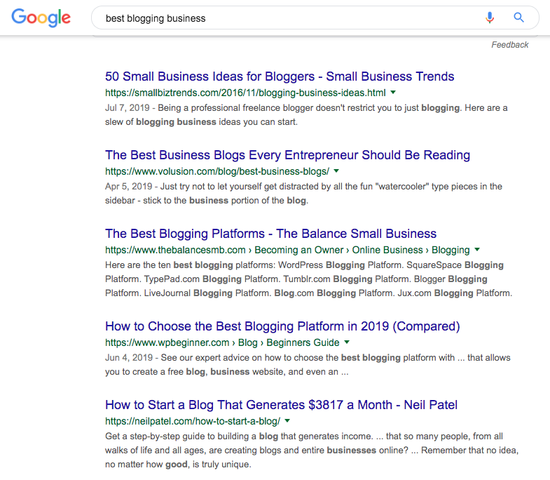 Best Blogging Businesses 