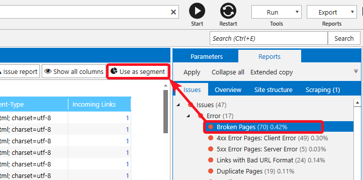 Segmenting Feature