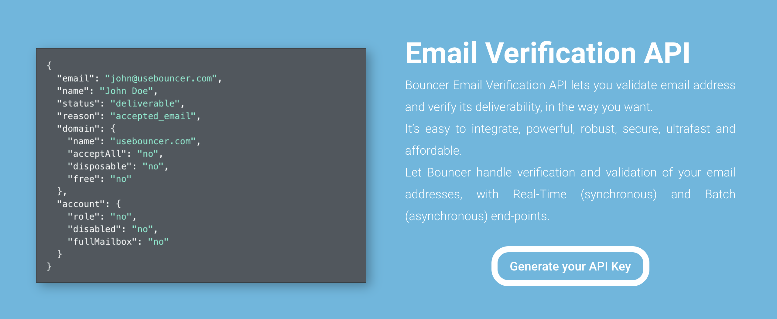 Bouncer - Email Verification API